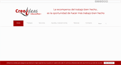 Desktop Screenshot of creoideas.com